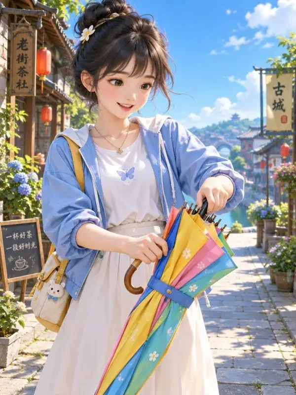 晴天收伞的少女封面