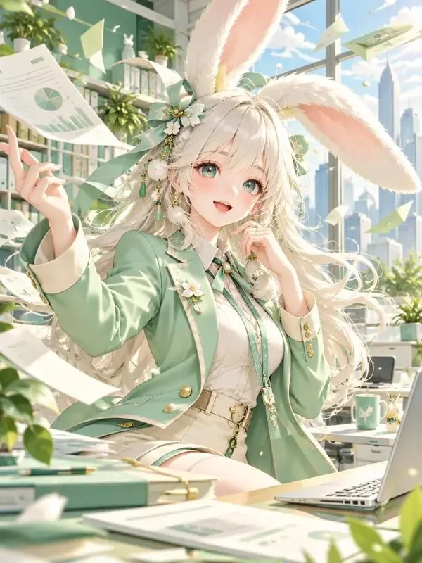 我的兔仙甲方封面横幅背景
